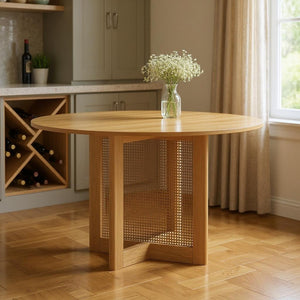 HomeRoots 52" Black Wood Rounded Bar Table - Modern Design for Bars, Restaurants & Home Entertaining Spaces 712253