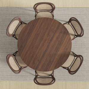 HomeRoots 67" Walnut Wood Oval Bar Table - Stylish High-Top Design for Entertaining & Dining - Ample Seating! 712258