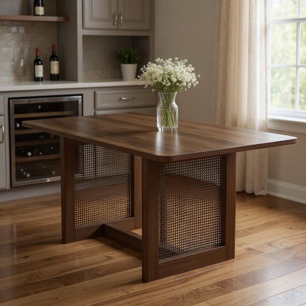 HomeRoots 79" Black Wood Square Bar Table - Modern Design for Dining & Entertaining, Seats 8 Comfortably 712261