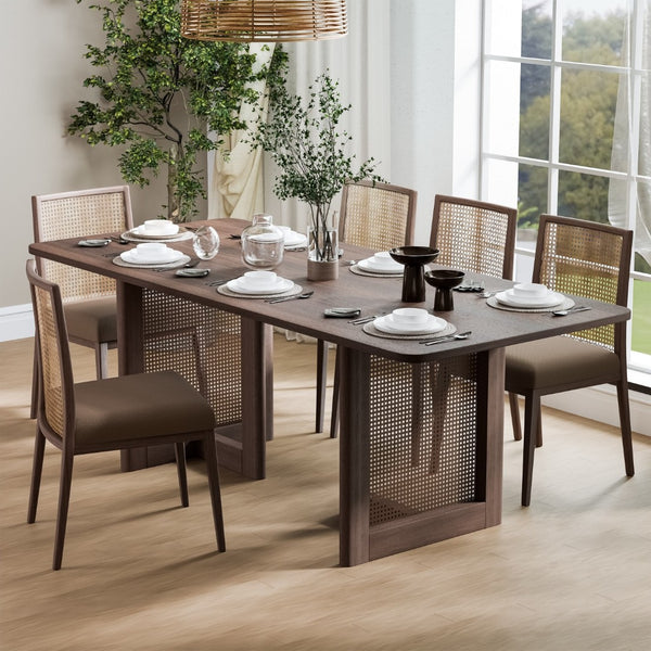 HomeRoots 79" Black Wood Square Bar Table - Modern Design for Dining & Entertaining, Seats 8 Comfortably 712261