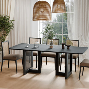 HomeRoots 79" Walnut Wood Oval Bar Table - Elegant High-Top Design for Dining, Entertaining & Stylish Spaces 712262