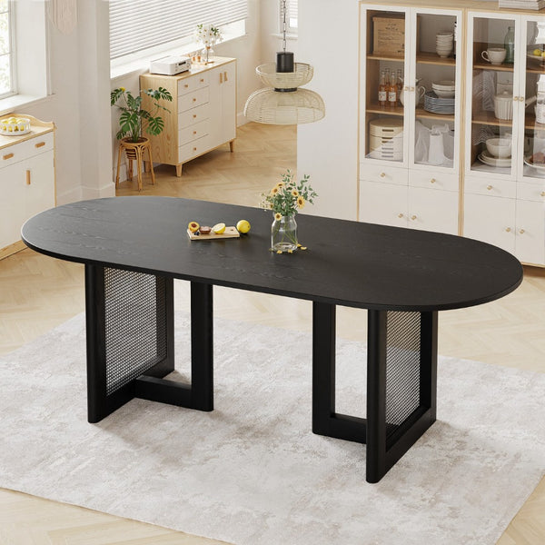 HomeRoots 79" Unfinished Wood Square Bar Table - Customizable, Durable Design for Restaurants & Social Gatherings 712265