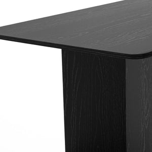 HomeRoots 79" Walnut Oval Bar Table - Elegant Double Pedestal Design for Dining, Bars & Home Entertaining 712267