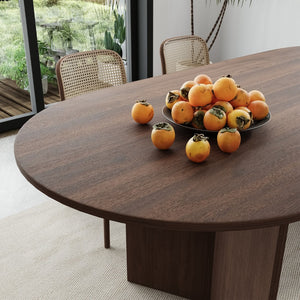 HomeRoots 79" Unfinished Wood Oval Bar Table – Customizable Dining Furniture for Gatherings with 8 Seats 712268