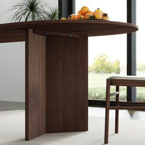 HomeRoots 79" Unfinished Wood Oval Bar Table – Customizable Dining Furniture for Gatherings with 8 Seats 712268
