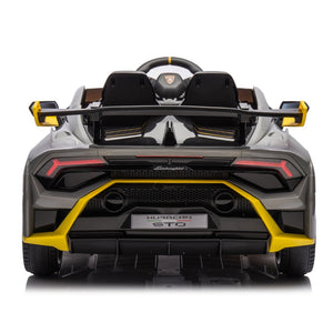 English Elm Lamborghini Huracan Sto 24v Kids Ride on Drift Car with Led Lights and Remote W1578P210768