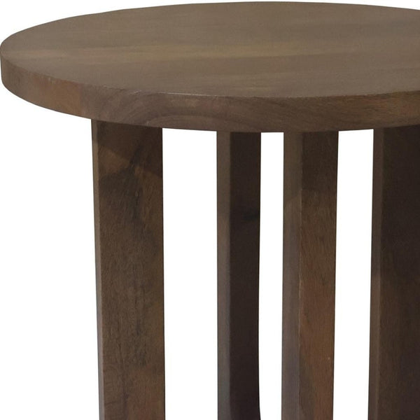 HomeRoots Brown Wood Free Form Furniture Set - Handcrafted Durable Design for Cozy Living Rooms & Gatherings 712574