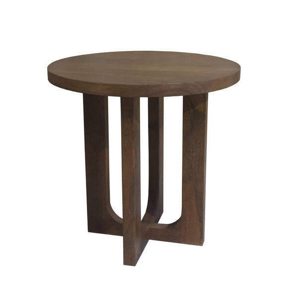 HomeRoots Brown Wood Free Form Furniture Set - Handcrafted Durable Design for Cozy Living Rooms & Gatherings 712574