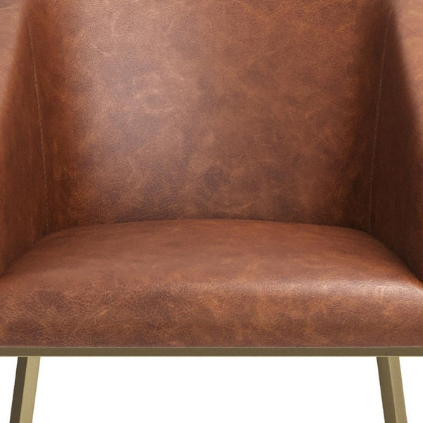 HomeRoots 31" Elegant White and Gold Low Back Bar Chair with Fabric Seat - Modern Design for Kitchen & Bar 712636