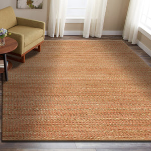 HomeRoots 6' Brown Jute Hand-Braided Round Rug – Eco-Friendly, Artisanal Charm for Rustic & Bohemian Homes 712656