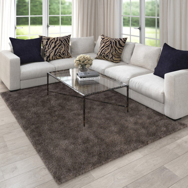 HomeRoots 5' X 7' Ivory Hand Loomed Area Rug - Luxurious, Stain-Resistant Comfort for Any Decor Style & Space 712659