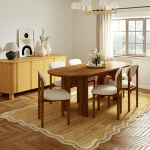 HomeRoots 9' X 12' Natural Jute Hand Braided Area Rug - Eco-Friendly, Rustic Charm, Durable, Low-Maintenance Decor 712663