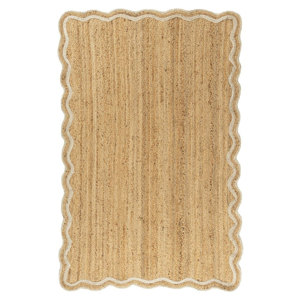 HomeRoots 8' Hand-Braided Natural Jute Runner Rug - Rustic Eco-Friendly Design for Hallways and Entryways 712664
