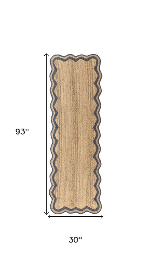 HomeRoots 5' X 8' Natural Jute Hand Braided Area Rug - Eco-Friendly, Durable, Rustic Charm for Any Space 712665