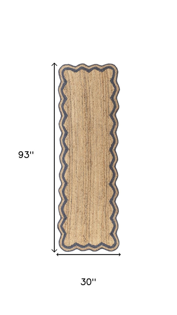 HomeRoots 5' X 8' Natural Jute Hand Braided Area Rug - Eco-Friendly, Durable, Rustic Charm for Any Space 712665