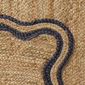HomeRoots 5' X 8' Natural Jute Hand Braided Area Rug - Eco-Friendly, Durable, Rustic Charm for Any Space 712665