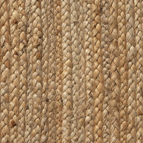 HomeRoots 5' X 8' Natural Jute Hand Braided Area Rug - Eco-Friendly, Durable, Rustic Charm for Any Space 712665