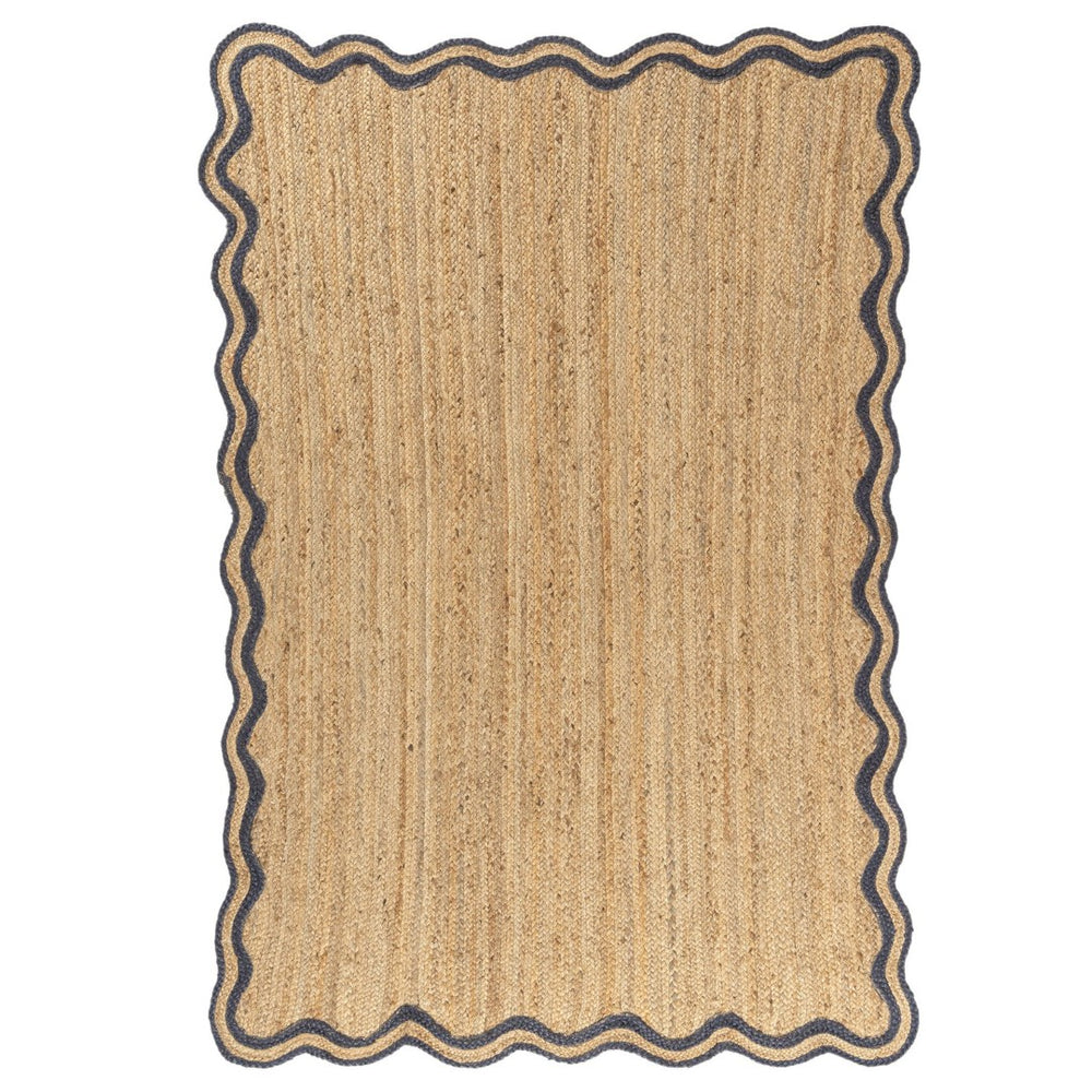 HomeRoots 9' X 12' Natural Jute Hand-Braided Area Rug - Rustic Charm, Durable Design, Perfect for Any Space 712666