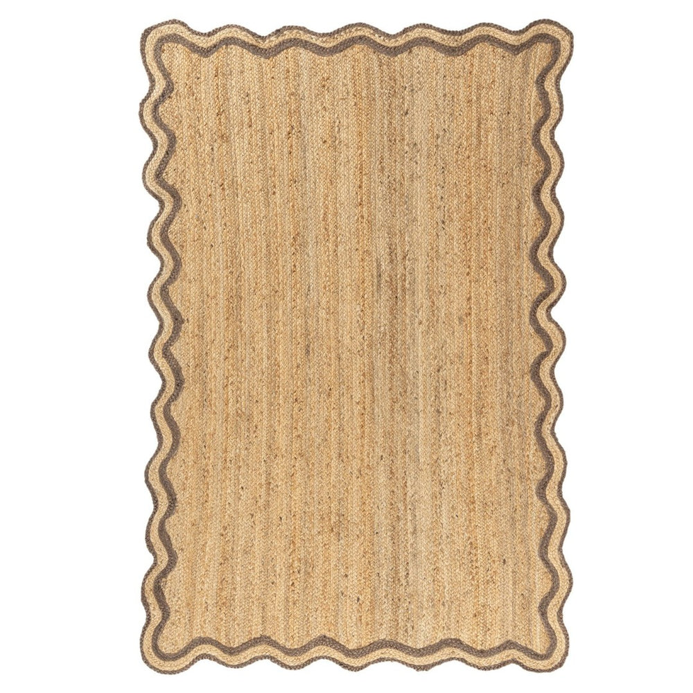 HomeRoots 9' X 12' Hand-Braided Jute Area Rug - Rustic Natural Fiber Decor for Cozy Living Spaces & Noise Reduction 712669