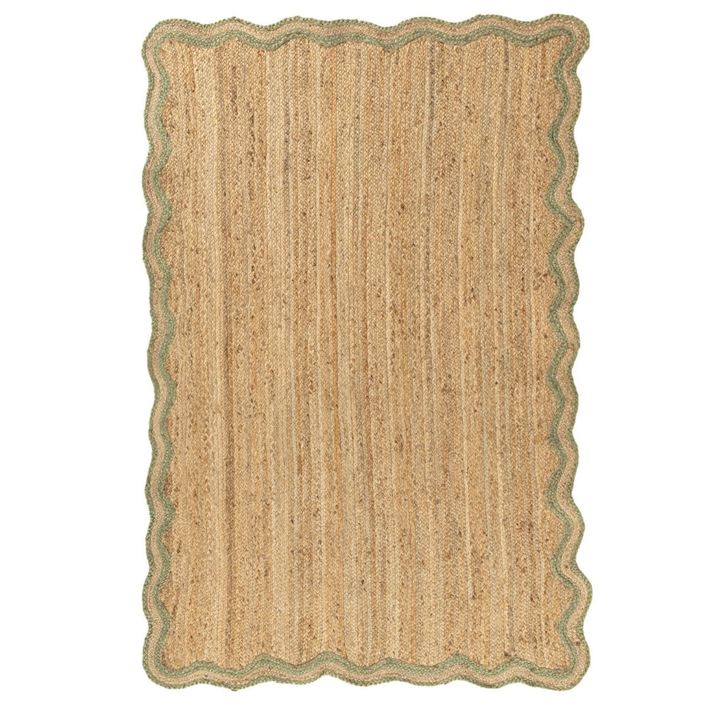 HomeRoots 9' X 12' Natural Jute Hand-Braided Area Rug - Rustic Charm for Living Spaces, Durable & Unique Design 712673