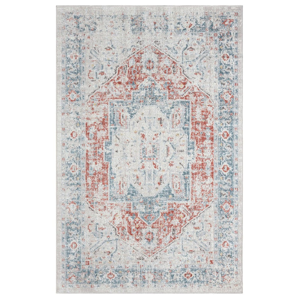 HomeRoots 6' Hand-Tufted Beige & Brown Wool Medallion Round Rug - Soft, Durable, and Perfect for Any Space 712693