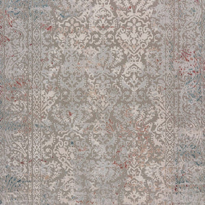 HomeRoots 5' X 8' Navy Blue Floral Area Rug - Timeless Elegance, Durable Design for High-Traffic Spaces & Homes 712720
