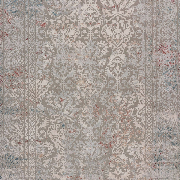 HomeRoots 5' X 8' Navy Blue Floral Area Rug - Timeless Elegance, Durable Design for High-Traffic Spaces & Homes 712720