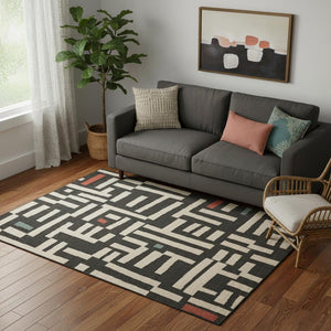 HomeRoots 10' Sea Green & Gray Medallion Wool Hand-Tufted Area Rug - Elegant, Durable, Stain-Resistant Design 712734