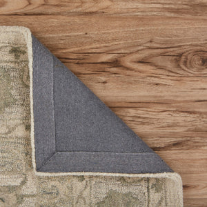 HomeRoots 8' X 10' Hand-Woven Jute Area Rug with Tan and Blue Geometric Design for Bohemian Style Spaces 712736