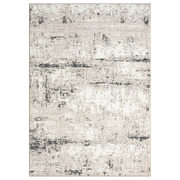 HomeRoots 5' Blue and Sky Blue Floral Distressed Area Rug - Bohemian Chic, Durable, Stain-Resistant Comfort! 712788