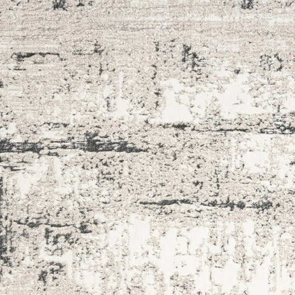 HomeRoots 5' Blue and Sky Blue Floral Distressed Area Rug - Bohemian Chic, Durable, Stain-Resistant Comfort! 712788