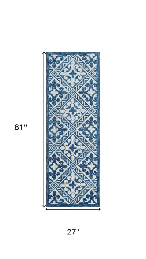 HomeRoots 9' X 12' Hand-Knotted White and Ivory Striped Area Rug - Elegant Comfort for Any Room Décor! 712816