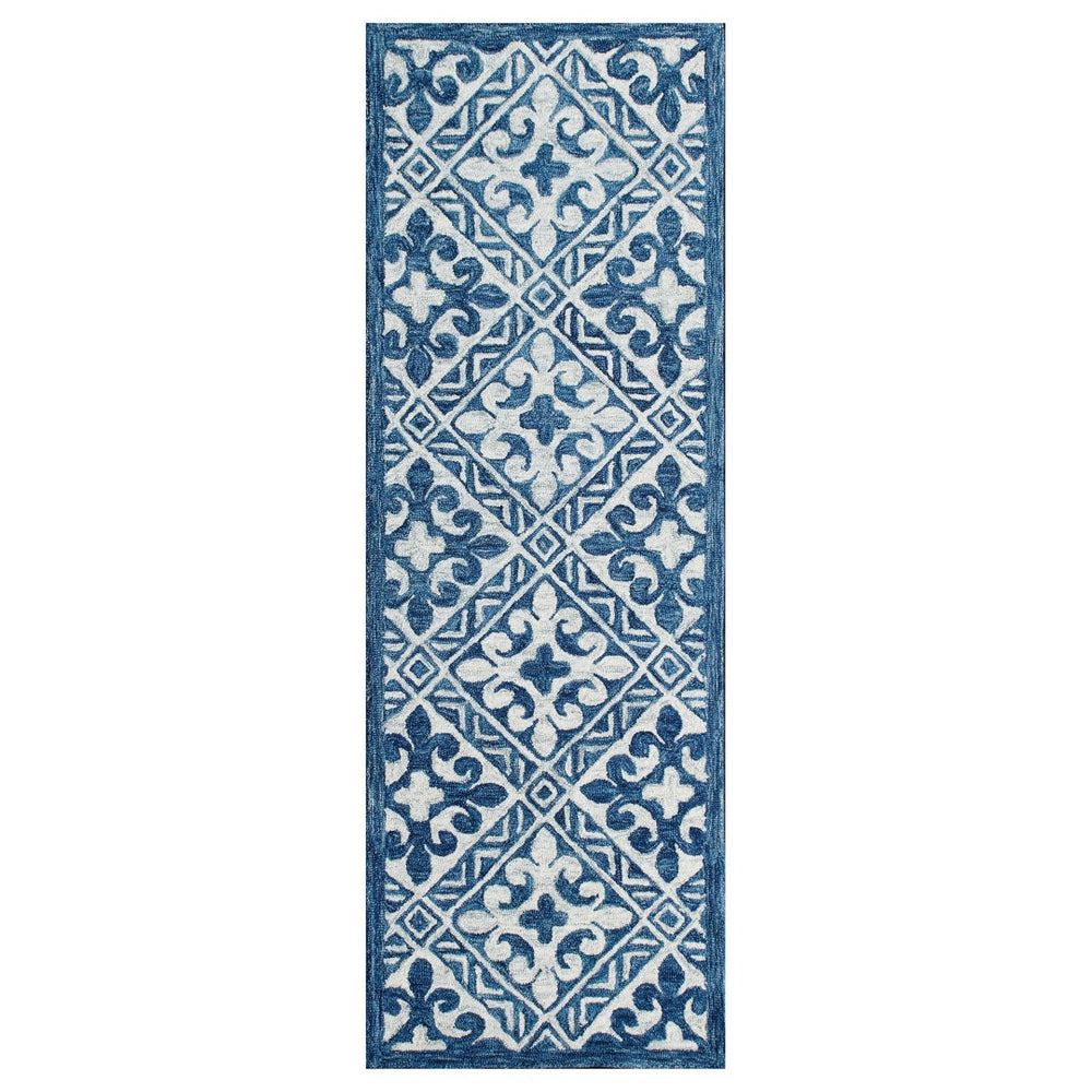 HomeRoots 9' X 12' Hand-Knotted White and Ivory Striped Area Rug - Elegant Comfort for Any Room Décor! 712816