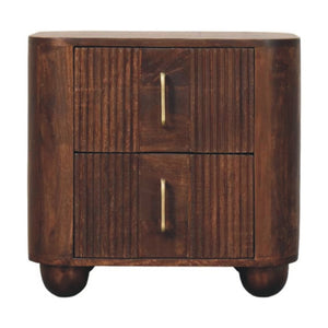 HomeRoots 18" Brown Solid Wood Floating Nightstand - Rustic Wall-Mounted Storage for Bedroom & Living Room 712844