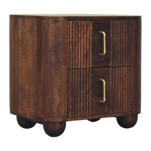 HomeRoots 18" Brown Solid Wood Floating Nightstand - Rustic Wall-Mounted Storage for Bedroom & Living Room 712844