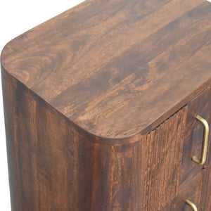 HomeRoots 18" Brown Solid Wood Floating Nightstand - Rustic Wall-Mounted Storage for Bedroom & Living Room 712844