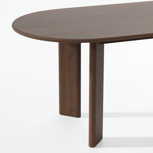HomeRoots 66" Black Solid Wood Oval Dining Table - Timeless Craftsmanship, Modern Versatility for Any Space 712851