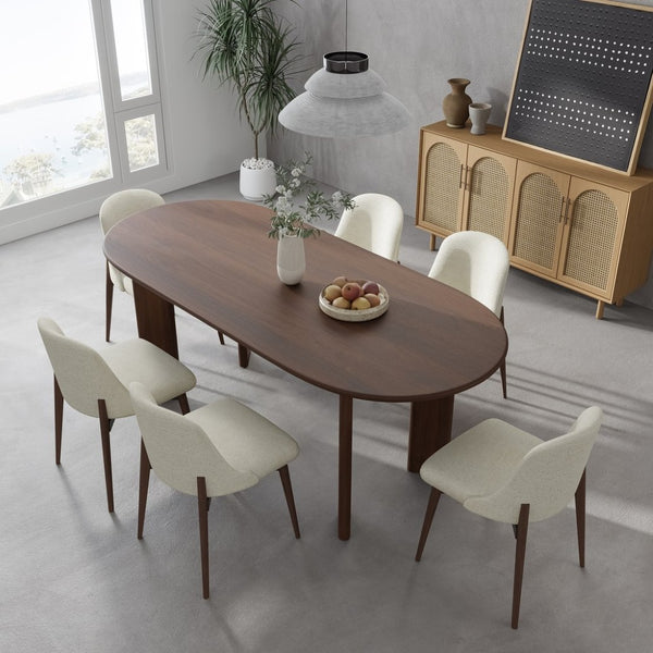 HomeRoots 66" Black Solid Wood Oval Dining Table - Timeless Craftsmanship, Modern Versatility for Any Space 712851