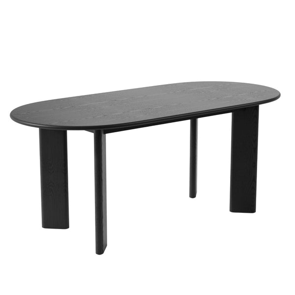 HomeRoots 66" Natural Solid Wood Oval Dining Table - Timeless Oak Centerpiece for Dining, Entertaining & More! 712852