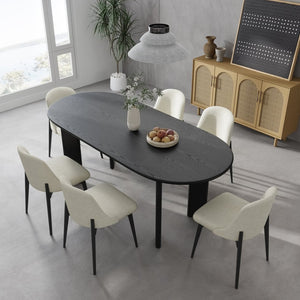 HomeRoots 66" Natural Solid Wood Oval Dining Table - Timeless Oak Centerpiece for Dining, Entertaining & More! 712852