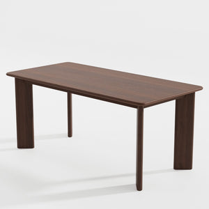 HomeRoots 66" Black Solid Wood Dining Table - Elegant Design, Durable Craftsmanship for Modern & Classic Homes 712854