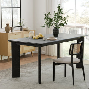 HomeRoots 66" Elegant Brown Solid Wood Oval Dining Table with Double Pedestal Base - Timeless & Durable Design 712855