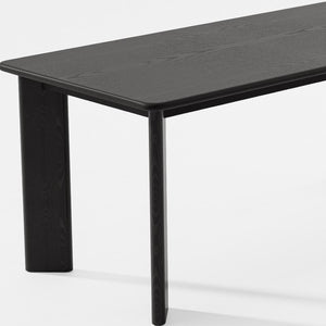 HomeRoots 66" Elegant Brown Solid Wood Oval Dining Table with Double Pedestal Base - Timeless & Durable Design 712855