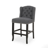 Christopher Knight Home® - Noble House - Foxcroft Wingback Counter Stool - Set of 2