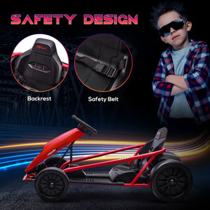 English Elm Aosom Licensed Bmw I4 12v Kids Ride on Car with Remote Suspension and Soft Start Red W2225P217188