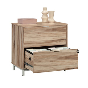 English Elm Lateral File In Acacia Wood Finish - Stylish, Secure & Durable Solution For Home Or Office Spaces B356P354493