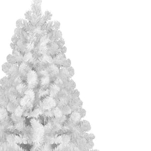 HomeRoots 6' White Full Pine Christmas Tree - Elegant Snowy Décor, Easy Setup & Lush Design for Every Space 713020
