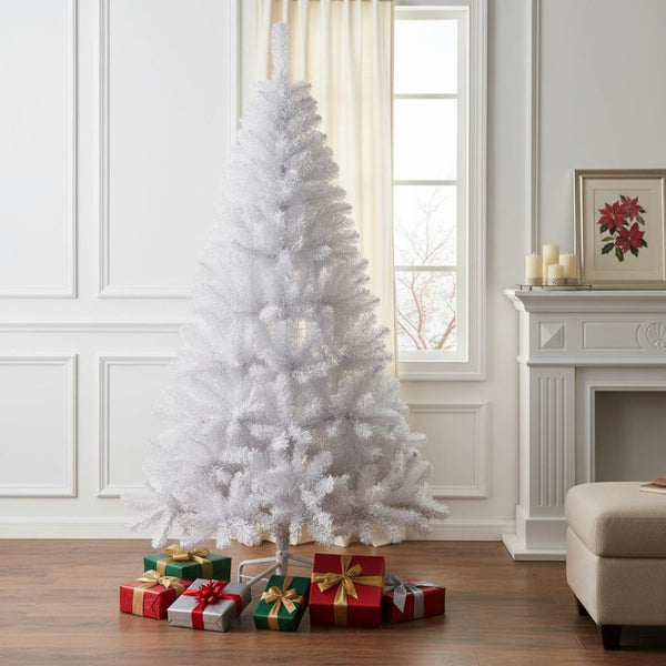 HomeRoots 5' Full Spruce Christmas Tree - Lush, Realistic Design for Effortless Holiday Decor and Cheer 60 713025