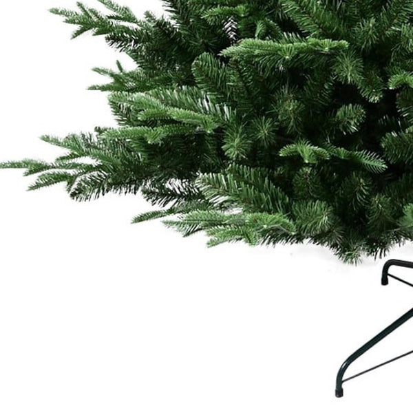 HomeRoots 9' Full Pine Christmas Tree - Lifelike, Easy Setup, Durable, Perfect for Holiday Décor & Gatherings! 713030
