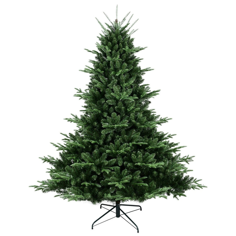 HomeRoots 9' Full Pine Christmas Tree - Lifelike, Easy Setup, Durable, Perfect for Holiday Décor & Gatherings! 713030
